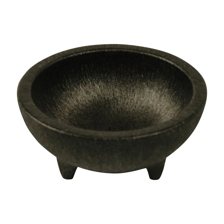 H.S. NHS1008 4 Oz Salsa Molcajete Chico Charcoal Dish HS
