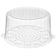 Inline Plastics 1009CL 9" Double Layer Cake Container