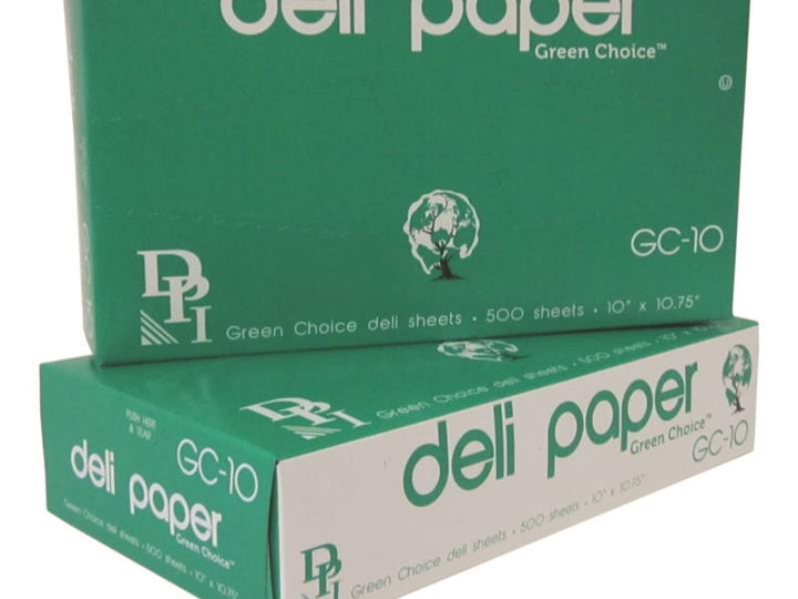 Interfolded Green Choice Deli Sheets - Natural Unbleached - 10" X 10.75" (GC-10) Durable Packaging