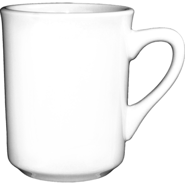ITI 87241 8.5 Oz Toledo Mug European White International Tableware
