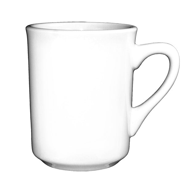 ITI 87241 8.5 Oz Toledo Mug European White International Tableware