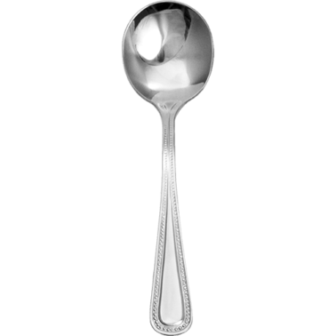 ITI BE-113 Belmont 6.125" 18/0 SS Bouillon Spoon Dozen International Tableware