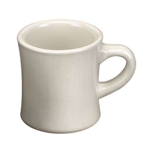 ITI CV-75 12 Oz American White Diner Mug International Tableware