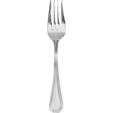 ITI MA-222 18/0 Stainless Steel 6-3/4" Madrid Salad Fork 1 Dozen International Tableware