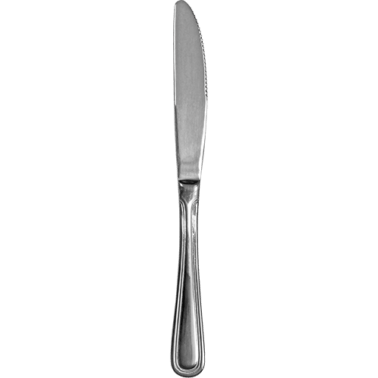 ITI MA-331 18/0 Stainless Steel 8-7/8" Madrid Dinner Knife 1 Dozen International Tableware