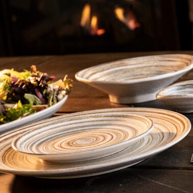 ITI MR-13 11" X 6.5" Moroccan Oval Platter International Tableware