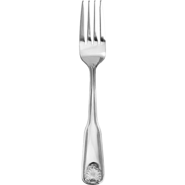 ITI NA-222 Nautilus 7" 18/0 Stainless Steel Salad Fork Dozen International Tableware