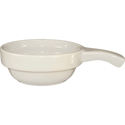 ITI OSC-10-H 10 Oz White Soup Crock With Handle
