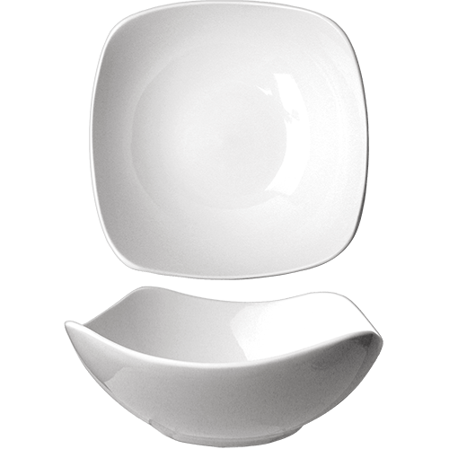 ITI QP-11 Quad 5.25" Square Fruit Bowl 10 Oz International Tableware