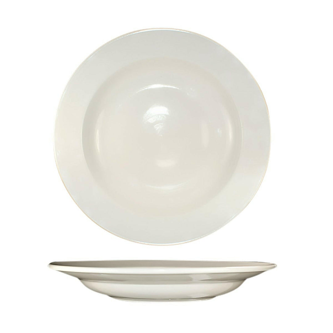 ITI RO-120 24 Oz Roma Pasta Bowl White WR 12/BoxShopAtDean