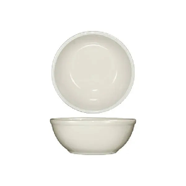 ITI RO-15 12.5 Oz 5-5/8" American White Rolled Edge Nappie Bowl International Tableware