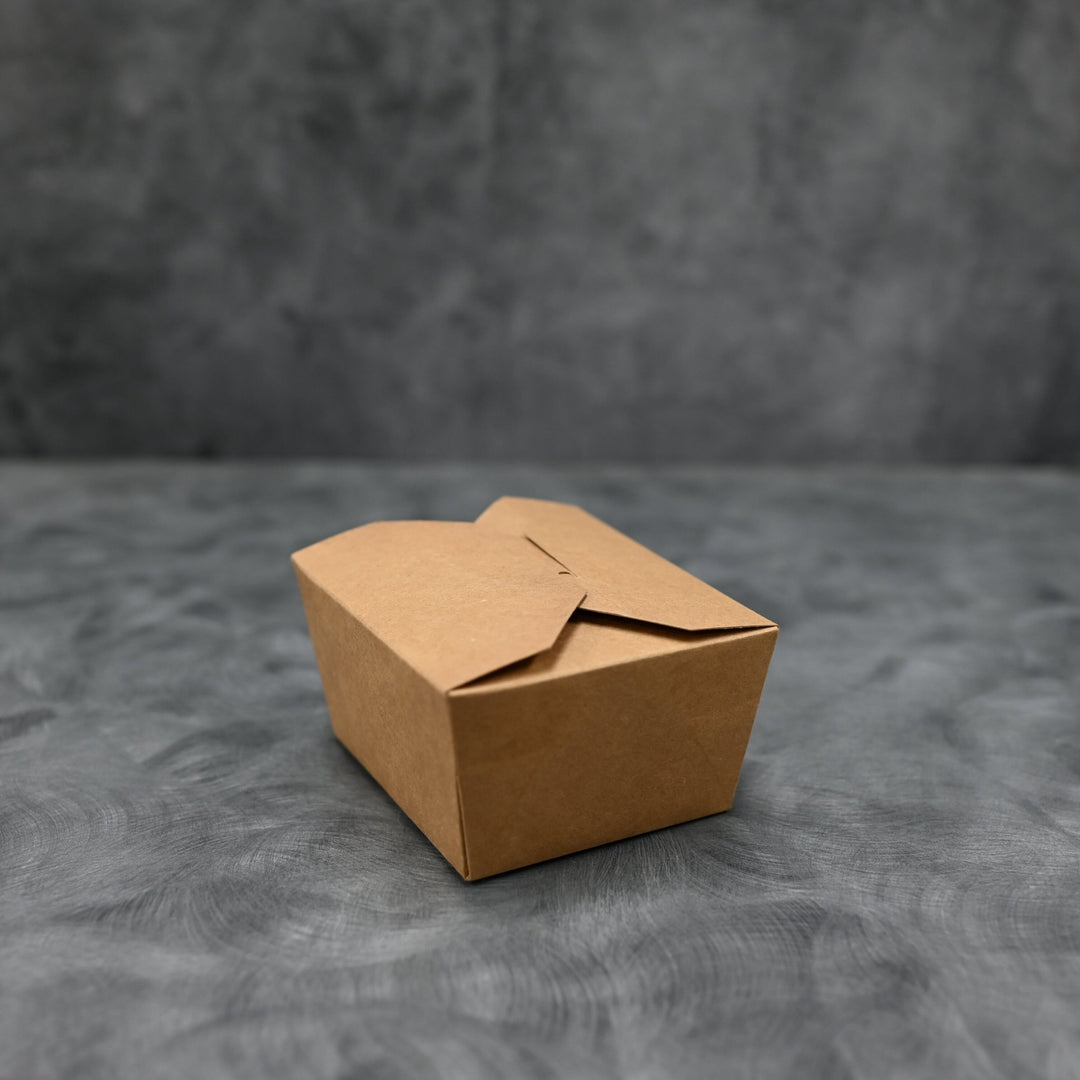 ITI TG - KB - #1 Kraft Folded Paper 30 oz Take - Out Container #1 – 4.13" x 3.5" x 2.5"ShopAtDean