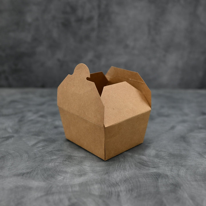 ITI TG - KB - #1 Kraft Folded Paper 30 oz Take - Out Container #1 – 4.13" x 3.5" x 2.5"ShopAtDean