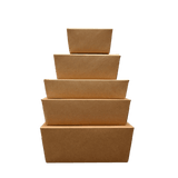 ITI TG - KB - #3 Kraft Folded Paper 71 oz Take - Out Container #3 - 7.75" x 5.5" x 2.5"ShopAtDean