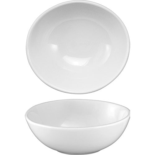 ITI TN-205 11 Oz Round Bowl Torino White International Tableware