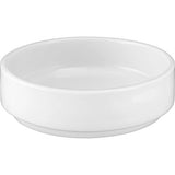 ITI TN-4 Torino 2 oz Round White 3" Sauce Dish