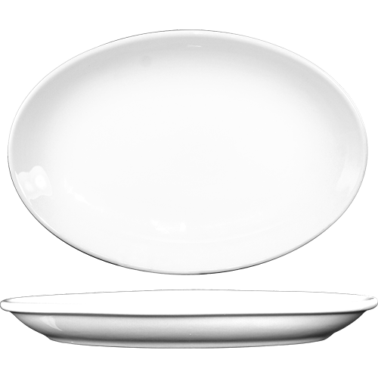ITI TN-34 9-5/8" Oval Porcelain Platter