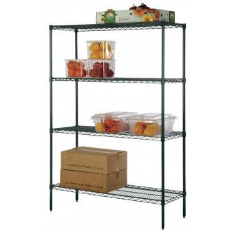 24" x 60" Epoxy Coated Wire Shelf Focus