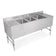 John Boos UBS3-1860-2D12-X Three Compartment Under Bar Sink With 2 12" Drainboards
