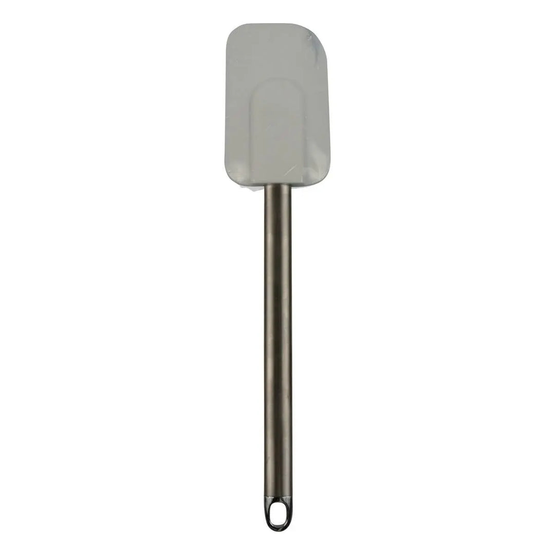 Kitchen Supply 3230 Large White Silicone Spatula Stainless Steel Handle Kitchen Supply
