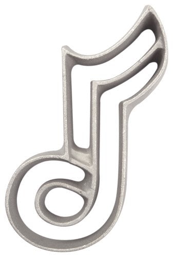 Kitchen Supply 7153 Musical Note Form Rosette Irons