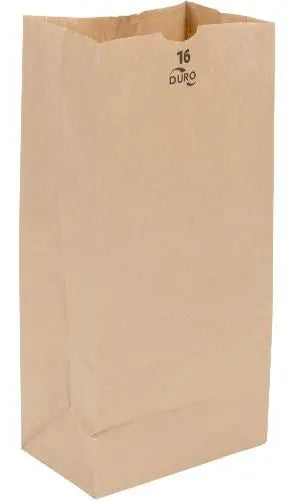 Duro Kraft 16Lb Paper Bags 500/Bundle Duro