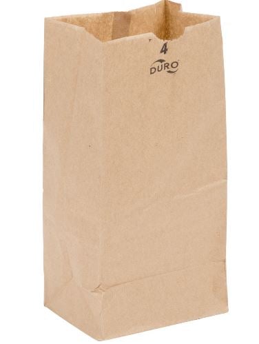 Kraft 4Lb Paper Bags 500/Bundle