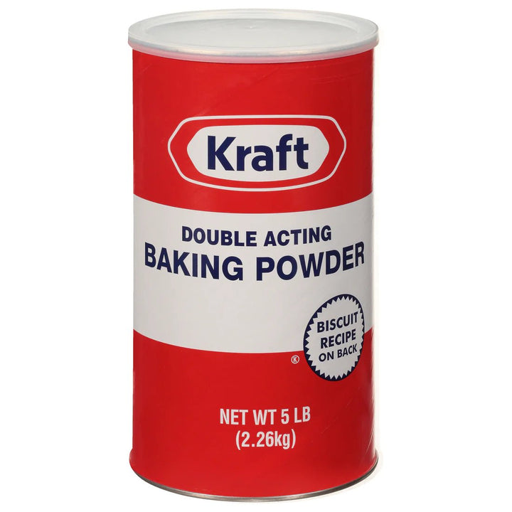 Kraft 5 lb. Double Acting Baking Powder Canister ShopAtDean
