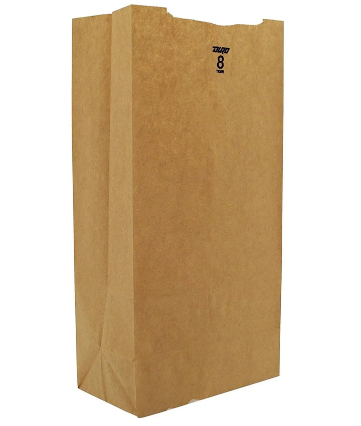 Duro Kraft 8# Paper Bags 500/Bundle Duro