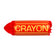 Large Red Paper Crayon Decoration