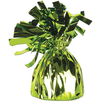 Light Green Metallic Wrapped Balloon Weight (50804)