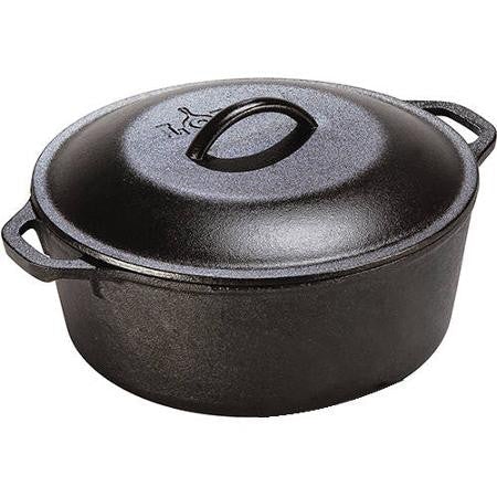 Lodge L8DOL3 5 Quart Dutch Oven With Cover