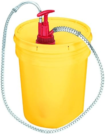 Lumax LX - 1336 Red Plastic Bucket Pump with Flex Hose and Non - Drip NozzleShopAtDean