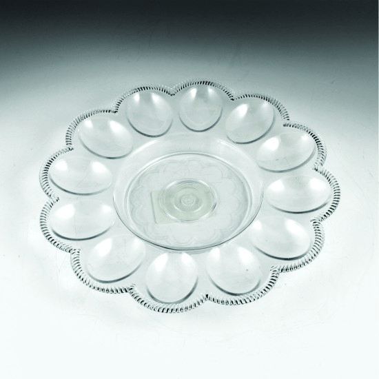 Maryland Plastics MPI1040 Clear Deviled Egg TrayShopAtDean
