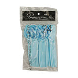 Maryland Plastics P50317FBL Spoons Light Blue 24/Pack