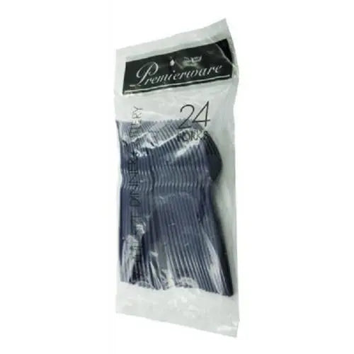 Maryland Plastics P50402DBL Forks Navy Blue 24/Pack Maryland Plastics