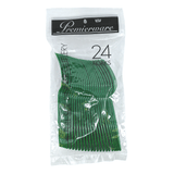 Maryland Plastics P50403GRN Forks Green 24/Pack