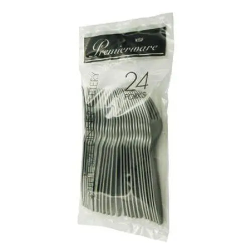 Maryland Plastics P50428SVR Forks Silver 24/Pack Maryland Plastics