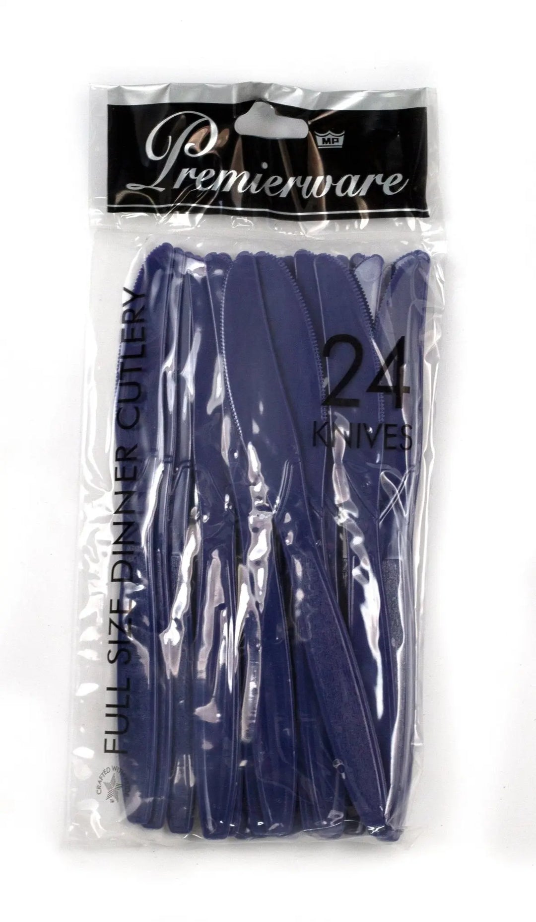 Maryland Plastics P50502DBL Knives Navy Blue 24/Pack Maryland Plastics
