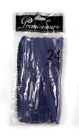 Maryland Plastics P50502DBL Knives Navy Blue 24/Pack