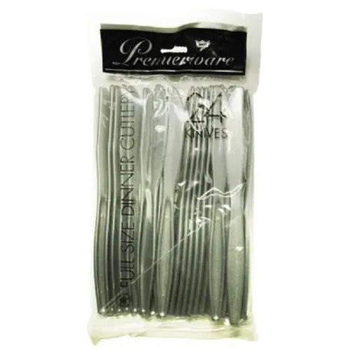 Maryland Plastics P50528SVR Knives Silver 24/Pack Maryland Plastics