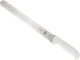 Mercer Culinary 11 Inch Serrated Slicer Knife White Handle M18140
