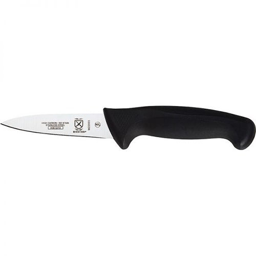Mercer M22003 3.5" Millennia Black Handle Paring Knife Mercer