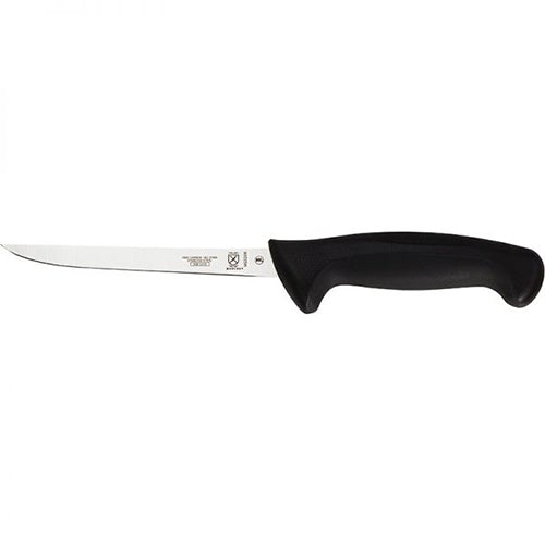 Mercer M22206 6" Millennia Black Handle Narrow Bone Knife Mercer