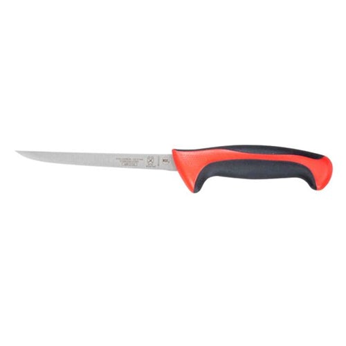 Mercer M22206RD 6" Millennia Red Handle Narrow Boning Knife Mercer
