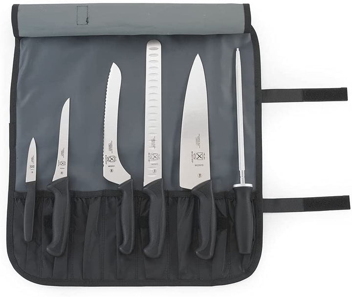 Mercer M4VIC9 7-Piece Culinary Knife Kit With Pocket Case Mercer
