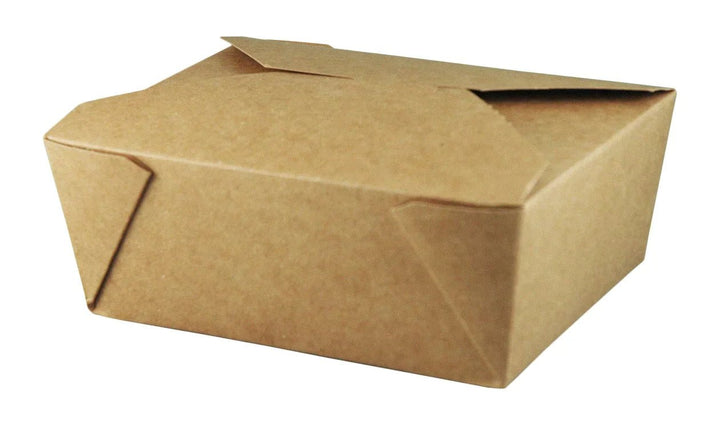 MeyerPak #4 Kraft Anti Fingerprint Takeout Box 160/Case ShopAtDean