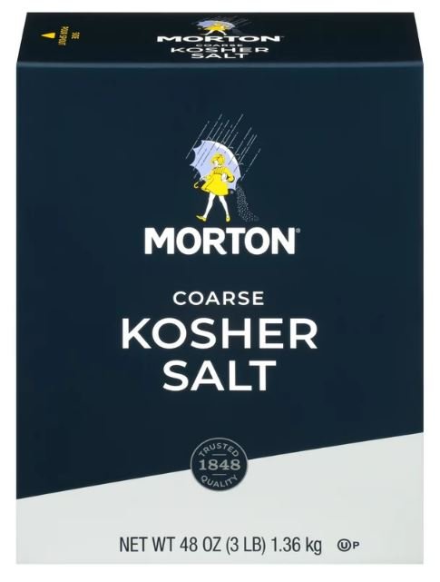 Morton Kosher Salt 3 Pound Box