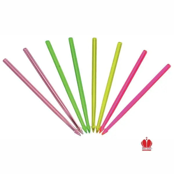 Neon Plastic Spear Picks Poly King