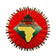Paper Fantasies 06011-451-080 27" African Heritage Red Tissue Fan